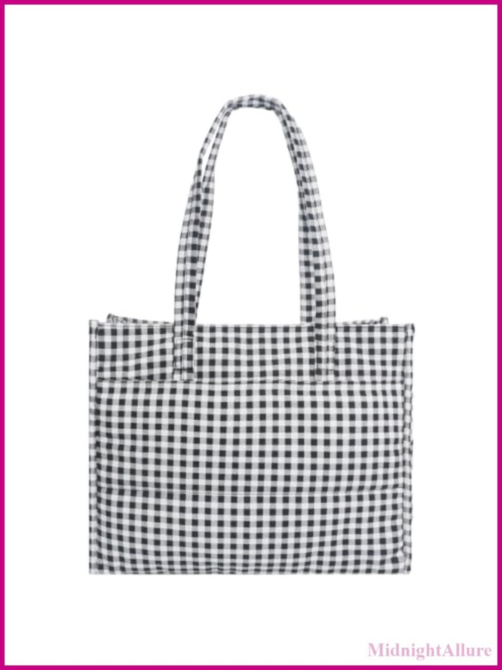 Puffer Tote Bag Lightweight Nylon Waterproof Travel Gym Beach Handbag